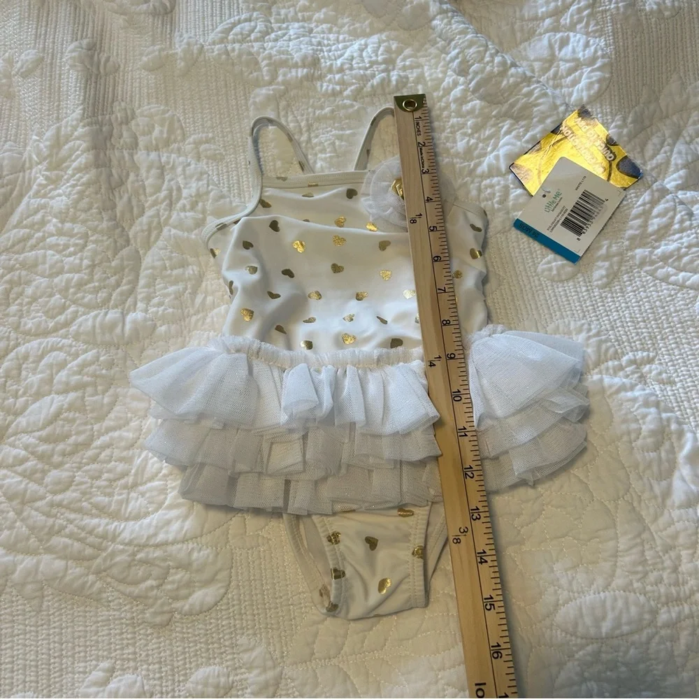 Little Me One Piece Swimsuit. Size 24 Months.